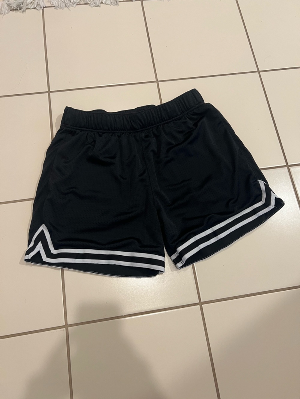 Abercrombie & Fitch Black Mesh Shorts